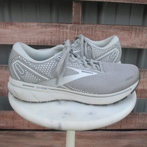 Brooks Ghost 14 Sneakers Size 10 Wide Athletic Running Walking Shoes Gray